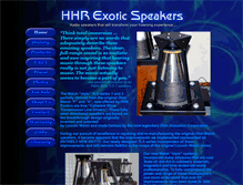 Tablet Screenshot of hhr-exoticspeakers.com
